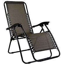 Charles Bentley Odyssey Folding Reclining Garden Chair Camping Lounger