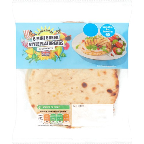 Mini Greek Flatbread (240g) Compare Prices & Where To Buy Trolley.co.uk