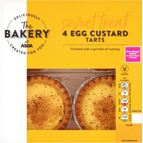 The BAKERY At ASDA 2 Egg Custard Tarts 2 Compare Prices Where To 