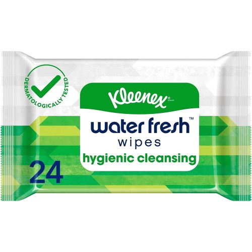 Kleenex Water Fresh Wipes Cleansing (24) - Compare Prices Where To Buy - Trolley.co.uk