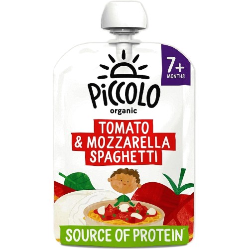 Tomato & Mozzarella Organic Spaghetti Pouch 7 mths+
