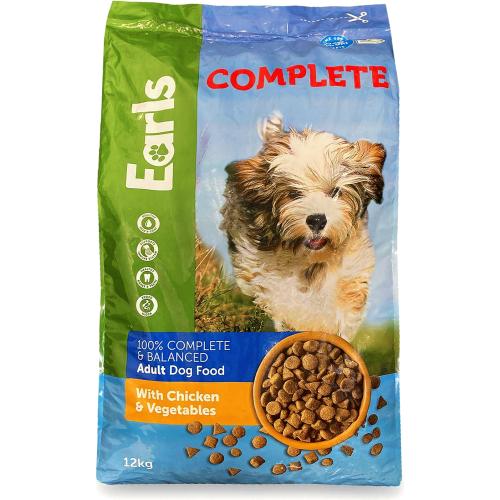 Complete Dry Dog Food With Chicken And Vegetables