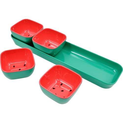 Nutmeg Sorrento Watermelon Snack Dip Bowls Compare Prices & Where To