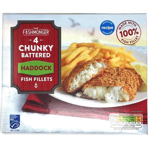 Birds Eye 4 Battered Haddock Fillets (4 x 440g) Compare Prices