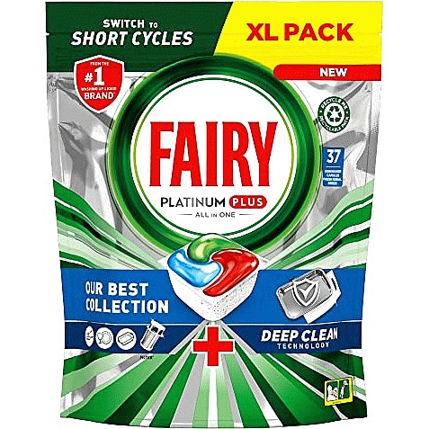 Fairy Platinum Plus All-in-One Dishwasher Tablets Lemon 42CT (42) - Compare Prices & Where To Buy - View #10
