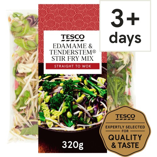 Tesco Edamame & Tenderstem Stir Fry Mix (320g) - Compare Prices & Where