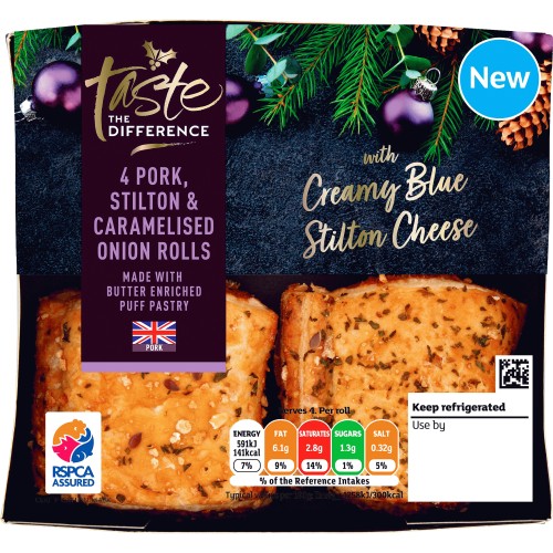 Sainsbury's Pork & Stilton Rolls Taste the Difference (188g) Compare