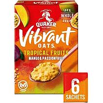 Quaker Vibrant Oats Tropical Fruits Porridge
