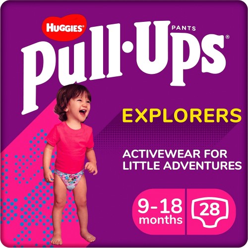 Pull Ups Explorers 9-18 Pink