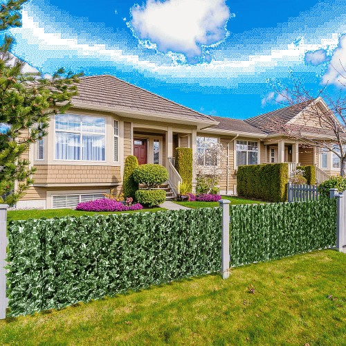 Outsunny Artificial Leaf Screen Fence Panel Compare Prices & Where To