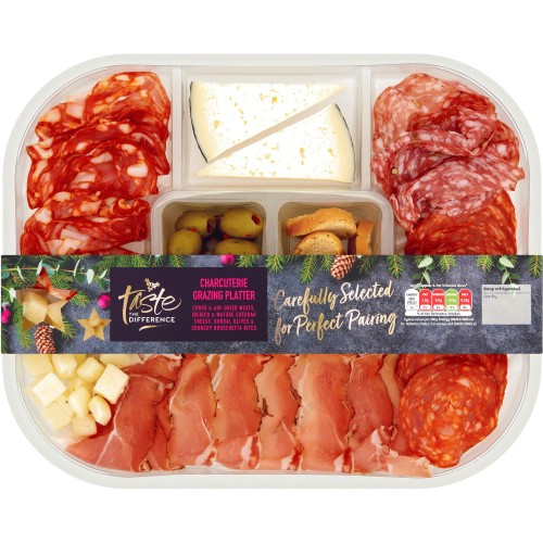 Sainsbury's Charcuterie & Antipasti Platter Taste the Difference (400g