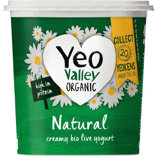 Yeo Valley Organic Natural Creamy Bio Live Yogurt (950g) Compare