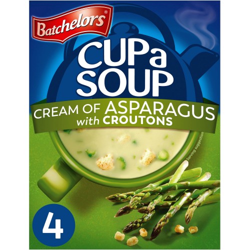 Cup a Soup Cream of Asparagus with Croutons 4 Sachets
