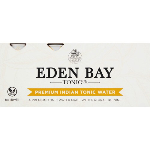 Eden Bay Tonic Co Premium Indian Tonic Water 8x150 Compare Prices & Where To Buy Trolley.co.uk