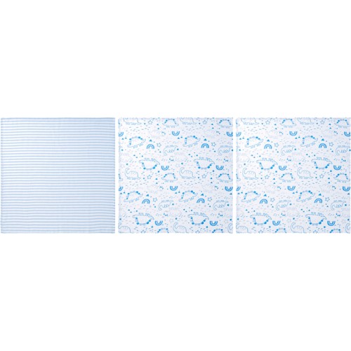 Fred & Flo Dino Muslins (3) Compare Prices & Where To Buy Trolley.co.uk