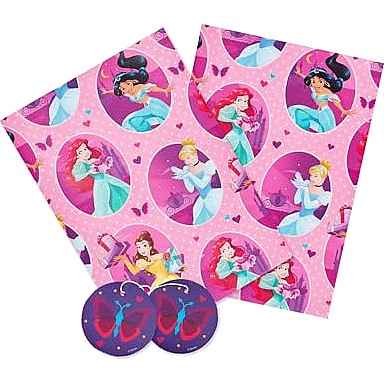 UK Greetings Disney Princess Wrapping Paper Girls Wrapping Paper Kids