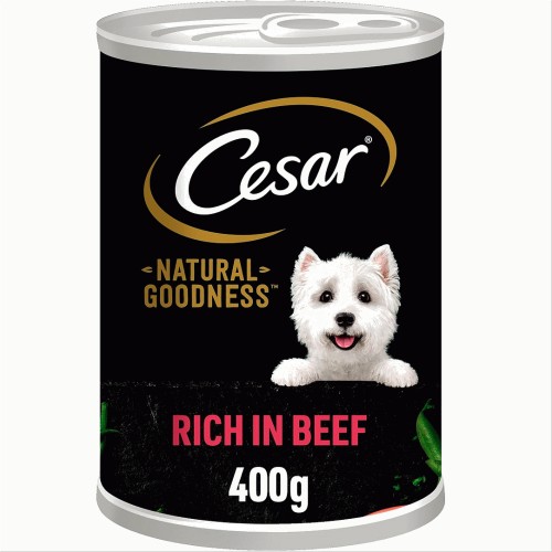 Natural Goodness Adult Wet Dog Food Tin Beef & Veg in Loaf