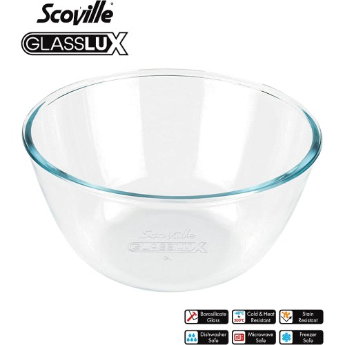 Scoville Glass Mixing Bowl (2 Litre) Compare Prices & Where To Buy Trolley.co.uk