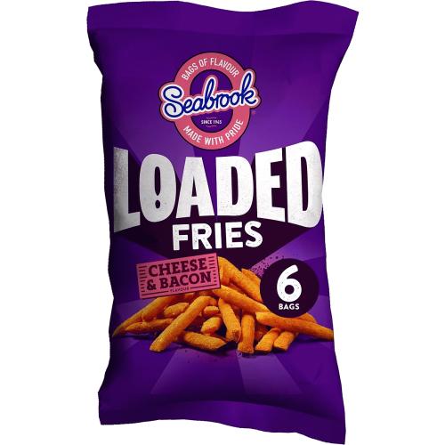 Seabrook Loaded Fries Cheese & Bacon Flavour (6 x 19g) Compare Prices
