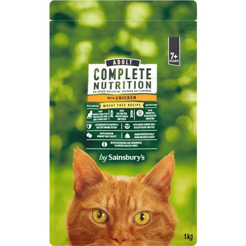 Complete Nutrition 7+ Senior Cat Food with Chicken