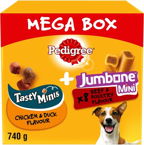 Tasty Minis & Jumbone Adult Small Dog Treats Mega Box