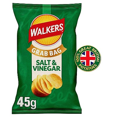 Walkers Salt Vinegar Grab Bag Crisps Compare Prices Where To Buy 