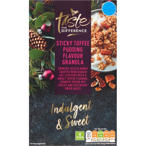 Sainsbury's Sticky Toffee Pudding Flavour Granola Taste the Difference