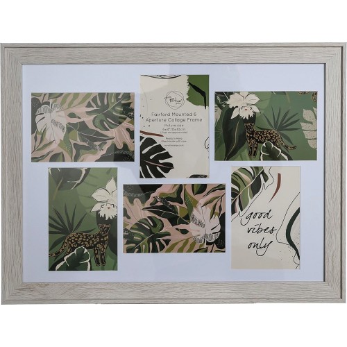 The Port. Co Gallery Neutral Fairford Mount 6 Aperture Collage Photo