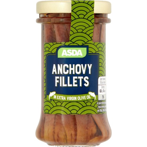 ASDA Anchovy Fillets in Extra Virgin Olive Oil (100g) Compare Prices