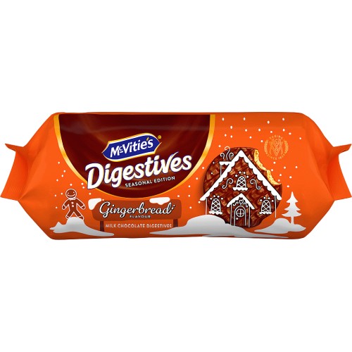 McVitie's Seasonal Edition Milk Chocolate Digestives Gingerbread