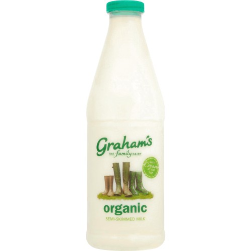 Grahams Semi Skimmed Milk Organic