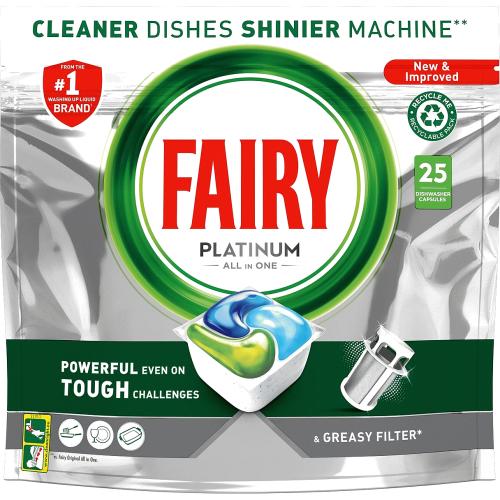 Fairy Platinum Plus Dishwasher Tablets Lemon (55 x 853g) Compare