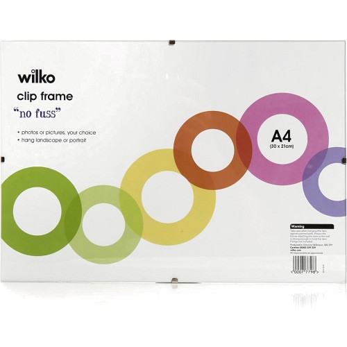 Wilko Clip Frame A4 Compare Prices & Where To Buy Trolley.co.uk