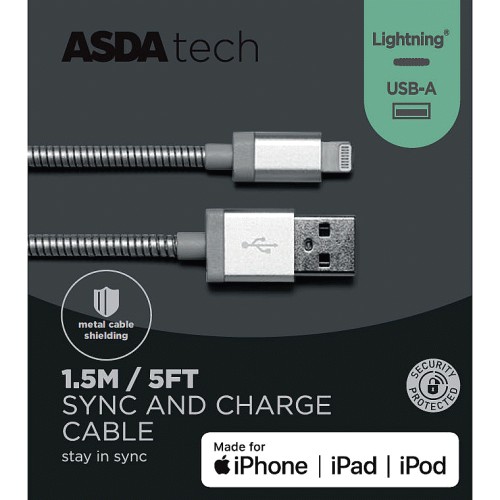 Groov-e Audio Adapter USB-C to 3.5mm Male AUX Cable 1m - ASDA