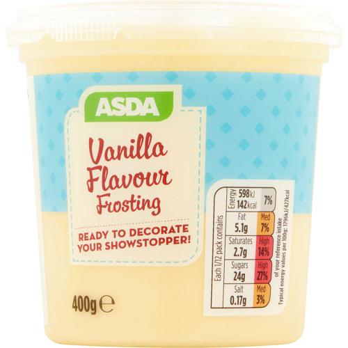 ASDA Vanilla Flavour Frosting (400g) - Compare Prices & Where To Buy ...