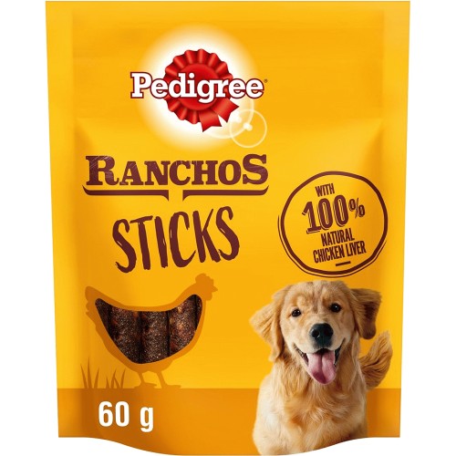 Ranchos Sticks Dog Chews With Chicken Liver
