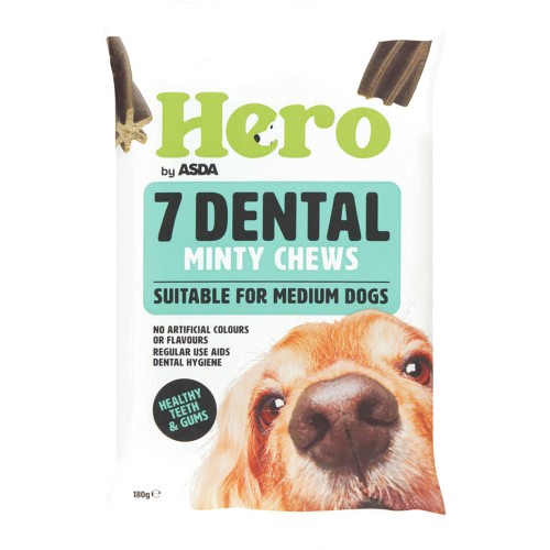 Hero Minty Dental Sticks for Medium Dogs