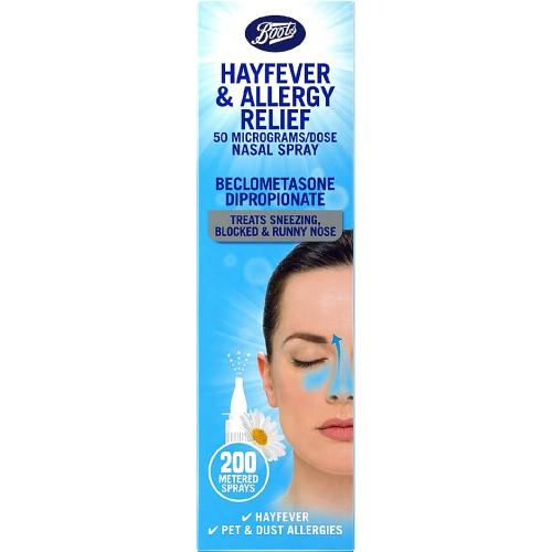 Boots Hayfever & Allergy Relief 50 micrograms dose Nasal Spray
