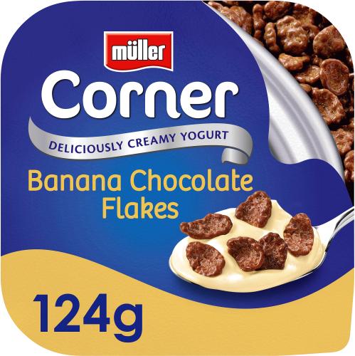 Corner Banana Yogurt with Chocolate Flakes