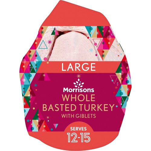 Frozen Basted Turkey Large 5.3-6.9kg Serves 12-15