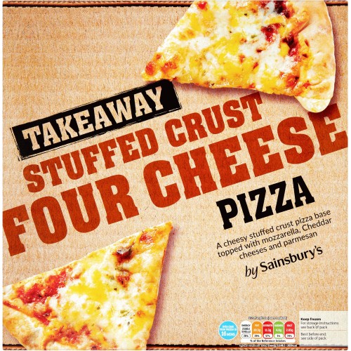 Takeaway Stuffed Crust Four Cheese Pizza