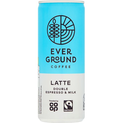 Coop Ever Ground Coffee Latte Double Espresso & Milk (250ml) Compare