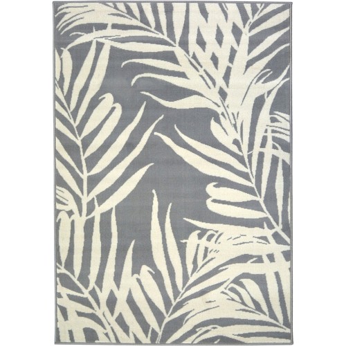 Linear Leaf Rug Grey (120cm) - Compare Prices & Where To Buy