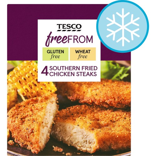 Tesco Free From Southern Fried Chicken Steaks (380g) - Compare Prices