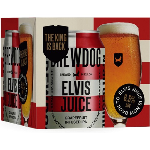 BrewDog Elvis Juice Grapefruit Beer (4 x 330ml) Compare Prices & Where To Buy Trolley.co.uk