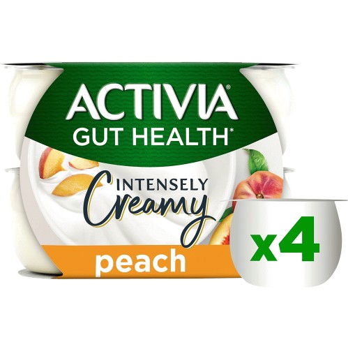 Intensely Creamy Peach Yogurts