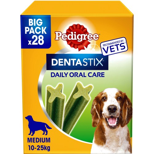 Dentastix Fresh Adult Medium Dog Treats 28 x Dental Sticks
