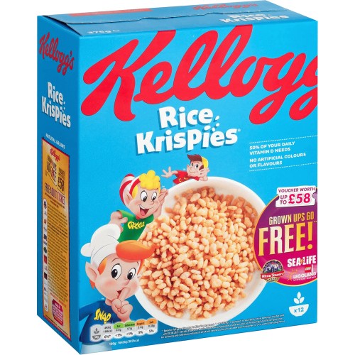 Kellogg's Rice Krispies Cereal (375g) Compare Prices & Where To Buy