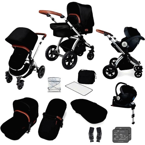 Kinderkraft Newly 4in1 Travel System (PRO R129 Car Seat + ISOFIX