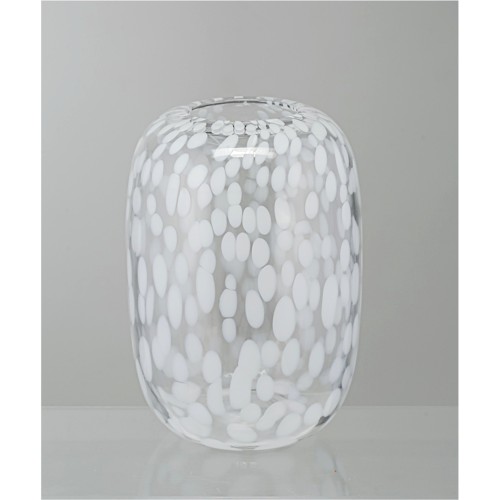 Fox & Ivy White Confetti Glass Vase Compare Prices & Where To Buy